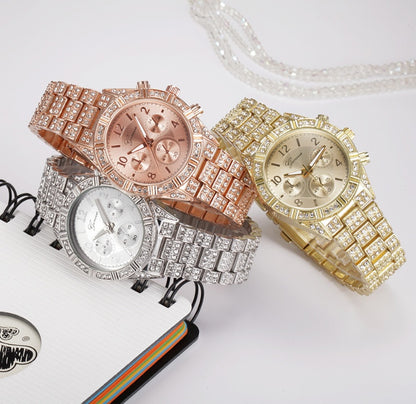 Women Crystal Quartz Wrist Watch
