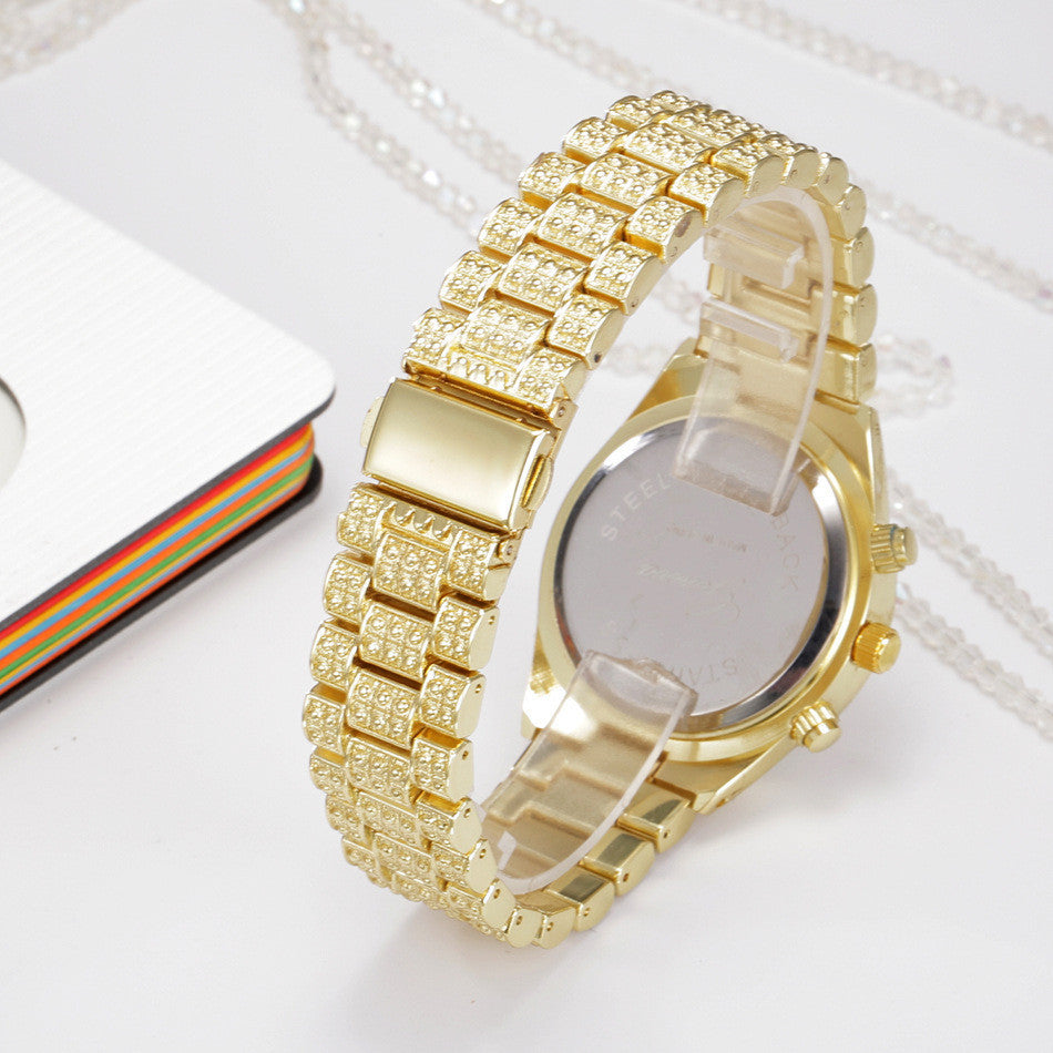 Women Crystal Quartz Wrist Watch