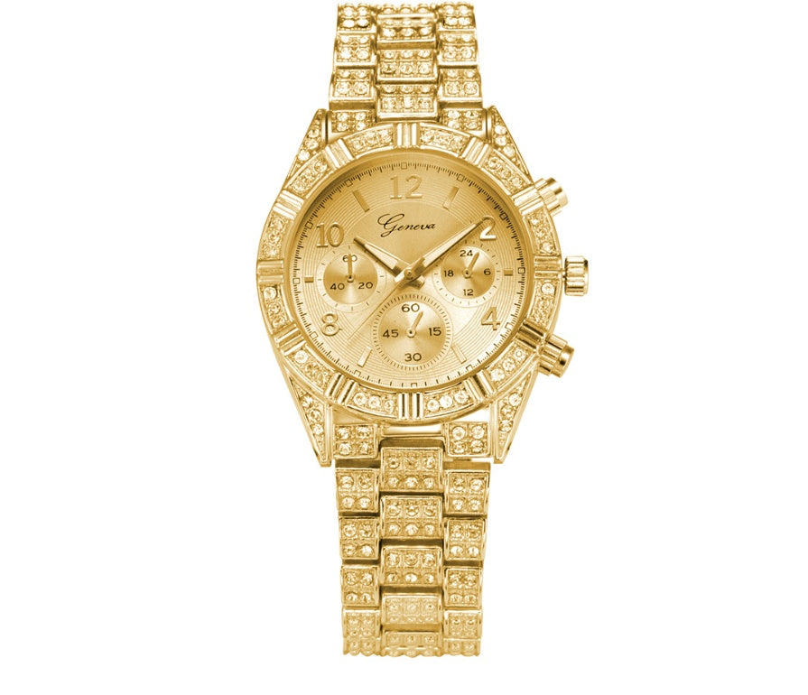 Women Crystal Quartz Wrist Watch