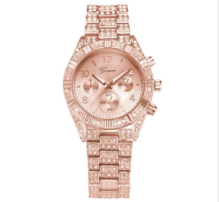 Women Crystal Quartz Wrist Watch