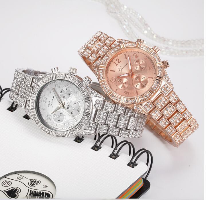 Women Crystal Quartz Wrist Watch